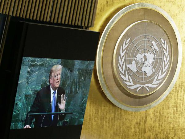 Donald Trump hält die UN in ihrer heutigen vor für eine Quasselbude.