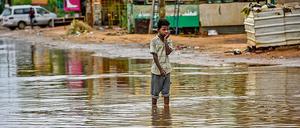 Überschwemmungen, wie hier im Sudan, werden im Klimawandel zunehmen. 