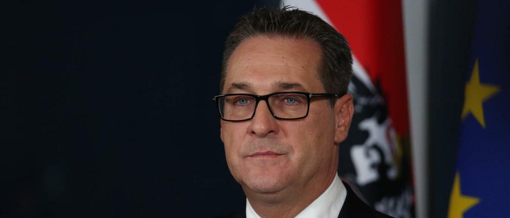 Österreichs Vizekanzler Heinz-Christian Strache (FPÖ). 