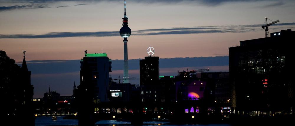 Berlin, eine Welt für sich. Die Skyline der Stadt.
