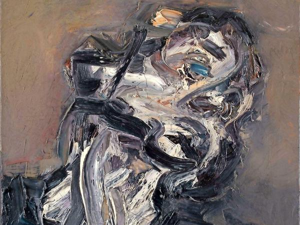 Head of J.Y.M ll, 1984-85. Ein Gemälde von Frank Auerbach.