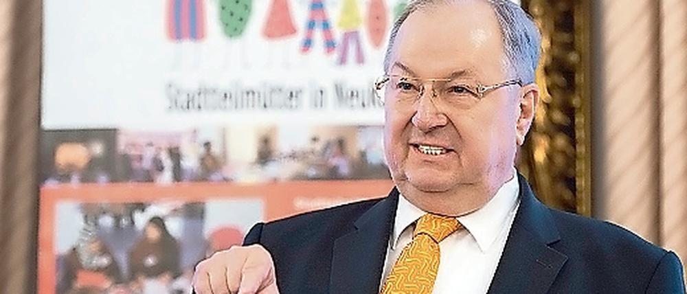 Um direkte Worte nie verlegen: der Ex-Bürgermeister von Berlin-Neukölln, Heinz Buschkowsky (SPD).