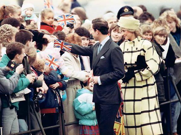 1987 kamen Prinz Charles und Prinzessin Diana nach Berlin.