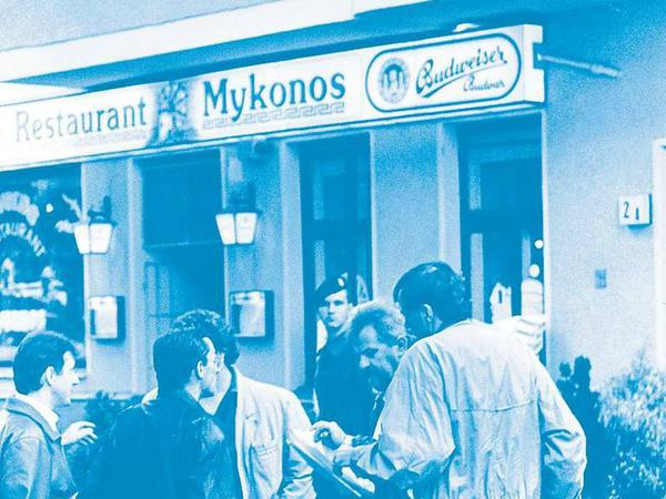 Das von einem Iraner betriebe griechische Restaurant in Berlin-Wilmersdorf.