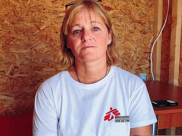 Das Helfen, "eine innere Verpflichtung": Katrin Glatz-Brubakk, schon zum 7. Mal auf Lesbos.