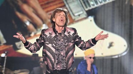 Dienstag in Mailand: Mick Jagger beim Stones-Konzert im Rahmen der "Sixty"-Tour.