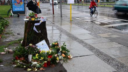 Gedenken. Am Savignyplatz wurde ein Radfahrer von einem Auto getötet.