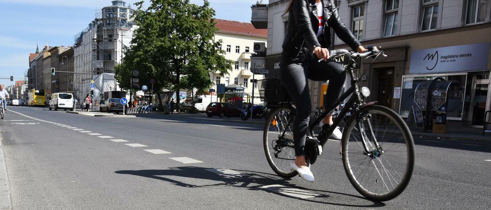Es geht voran. Immer mehr Radwege werden in Berlin gebaut.   