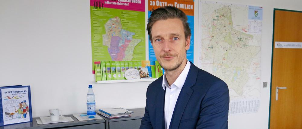 Gordon Lemm ist seit Anfang November der neue Bezirksbürgermeister von Marzahn-Hellersdorf.