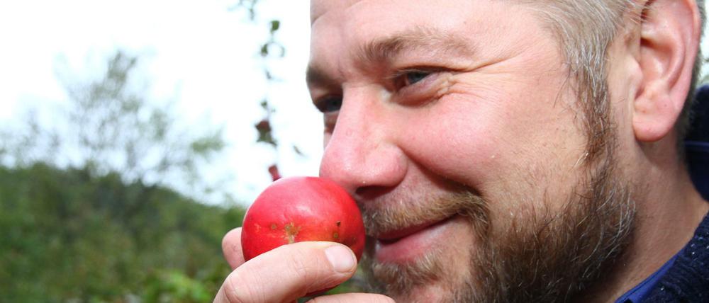 Bernd Schock liebt saure Äpfel.