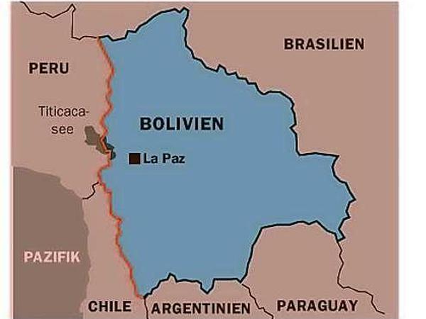 Bolivien beansprucht weiterhin einen Zugang zum Meer. Die Schiffe der Marine sind vorläufig auf dem Titicacasee stationiert.