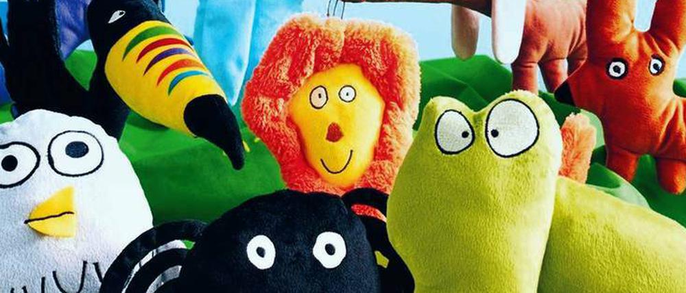 Kunterbunte Kumpels. Die lustigen Gesellen der „Sagoskatt“-Serie von Ikea entstehen seit 2015 bei einem jährlichen Malwettbewerb für Kinder. 