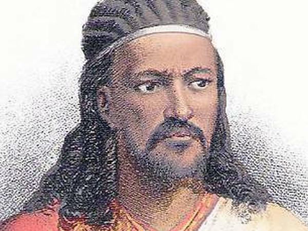 König. Theodor II. (1818-1868) ist in Äthiopien bis heute ein Held. 