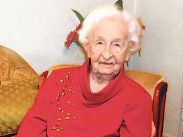 Käthe von Brück lebt inzwischen in Darmstadt und feiert bald ihren 100. Geburtstag.