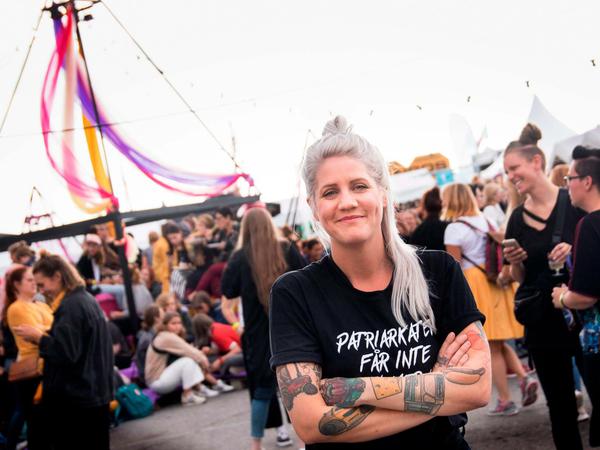 Komikerin Emma Knyckare rief das Statement-Festival als Reaktion auf die sexuellen Übergriffe in Bråvalla ins Leben.