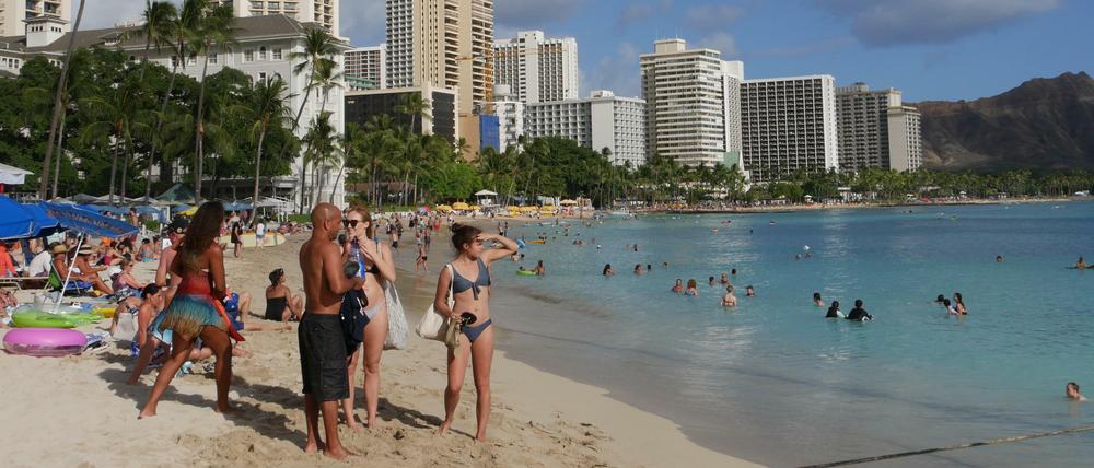 Waikiki-Beach. Die angesagteste Strandmeile von Honolulu. 