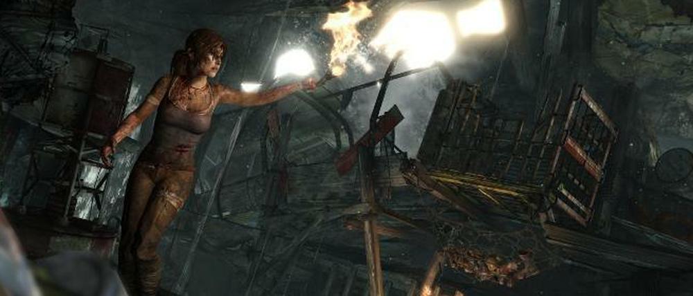 Lara Croft im neuen "Tomb Raider".