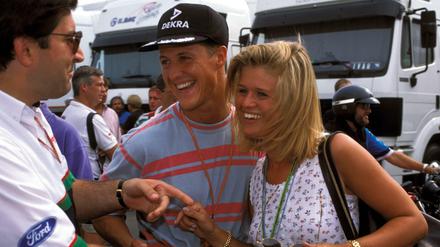 An Michael Schumachers Seite: Ehefrau Corinna.
