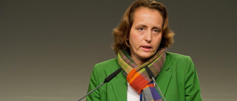 Hat eine Torte ins Gesicht bekommen: Beatrix von Storch, stellvertretende Sprecherin des AfD-Bundesvorstandes.