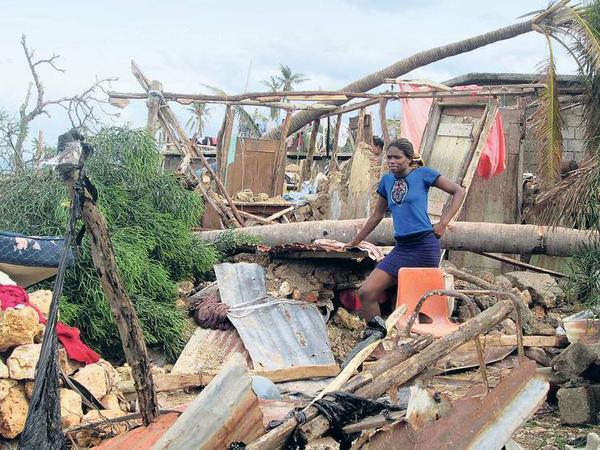 In Haiti hat der Hurrikan ganze Dörfer komplett zerstört. Hunderte Menschen ließen ihr Leben. 