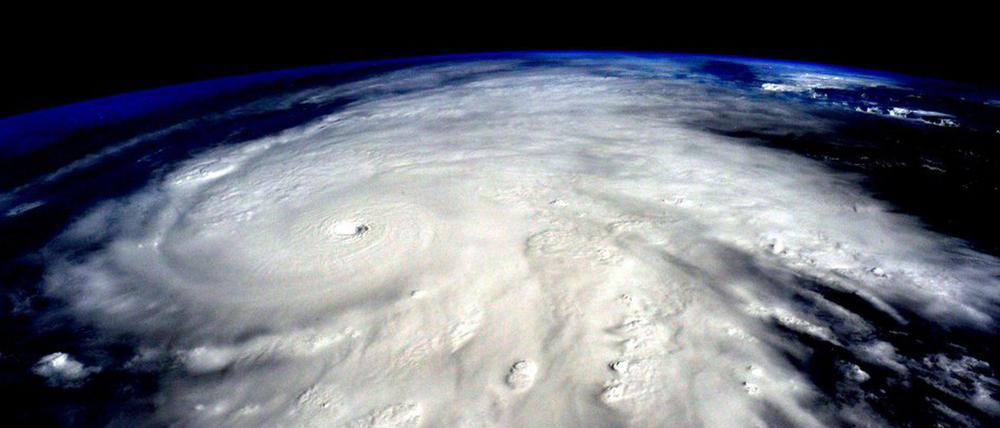 So hat Scott Kelly, Kommandeur der Raumstation ISS, den Hurrikan "Patricia" gesehen.