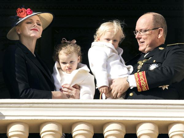 Retro-Look. Die monegassische Fürstenfamilie.
