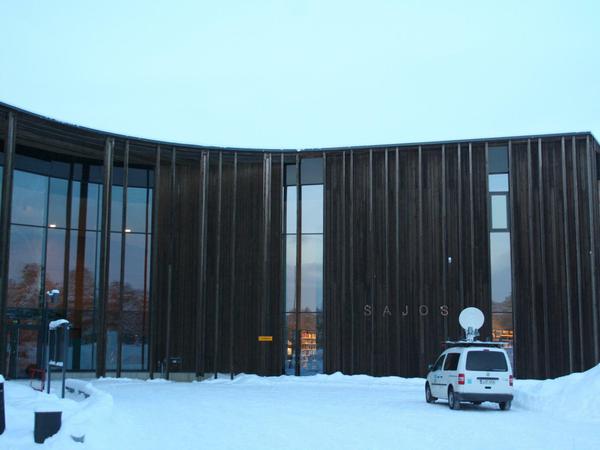 Das Parlament der Samen in Inari mit Bibliothek. 