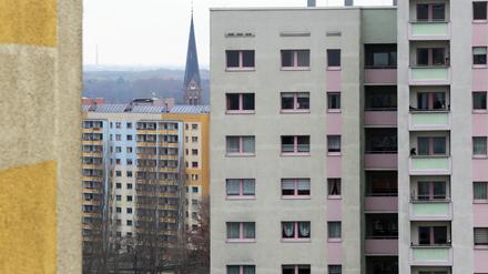 Bauen in Potsdam. Wohnungen, Mieten, Wohnungsbau, sanierter DDR-Plattenbau.
