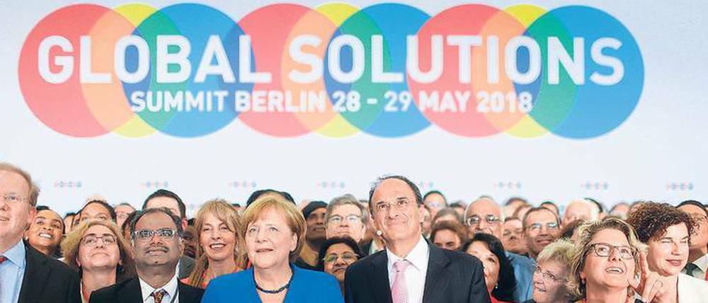 Gruppenfoto beim Global Solutions Summit. 