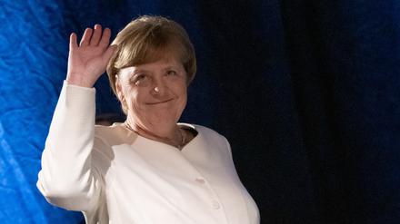 In ihrer einstigen Studienstadt: Angela Merkel am vorigen Wochenende bei der Leipziger Buchmesse 