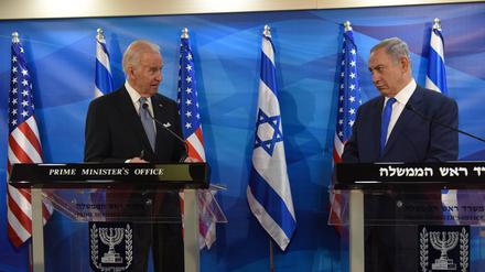 Offiziell Verbündete, politisch inzwischen Todfeinde: US-Präsident Joe Biden und Israels Premierminister Benjamin Netanjahu. 