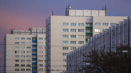 Hochhäuser im Osten von Berlin.