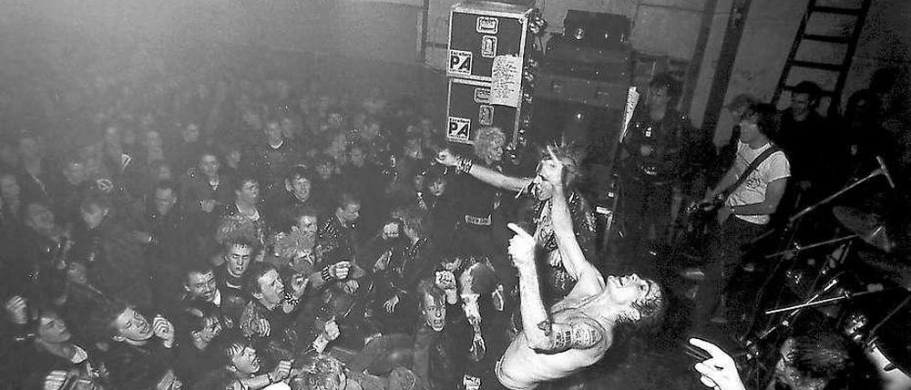 Beim Black-Flag-Konzert 1983 im SO 36. 