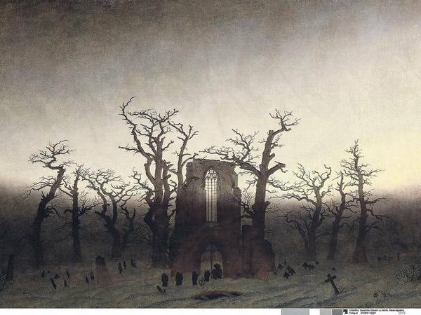 Winterlich, nicht trostlos. Caspar David Friedrichs Gemälde „Abtei im Eichwald“. 