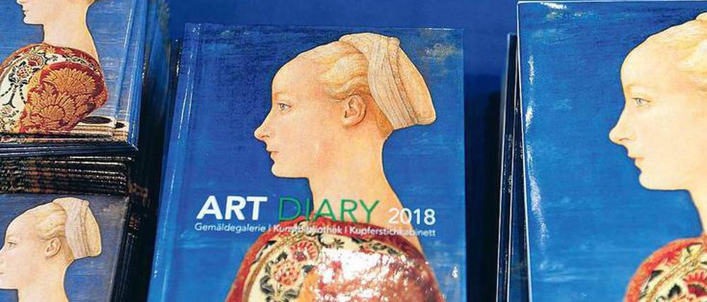 Die Renaissance im Taschenformat. Durch das Jahr 2018 mit Antonio del Pollaiuolos Damenbildnis (ca. 1460–65) aus der Berliner Gemäldegalerie. Das Motiv gibt es im Museumsshop des Kulturforums auch als Kühlschrankmagnet.