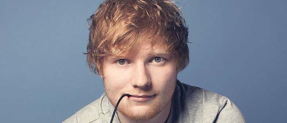 Der Brite Ed Sheeran war 2017 auf den Streaming-Portalen der beliebteste Musiker. Am 19. Juli kommt der 26-Jährige ins Berliner Olympia-Stadion.