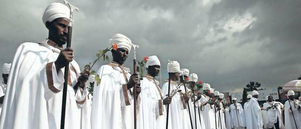 Afrikanische Revanche. Ein Chor äthiopischer Christen bei einem Festival in Äthiopiens Hauptstadt Addis Abeba. 