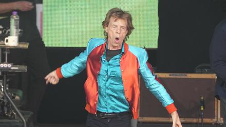 Top in Form: Mick Jagger in der Waldbühne