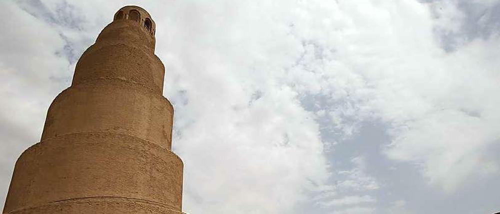 Das legendäre Spiral-Minarett in Samarra ist eins der letzten unzerstörten Relikte früher islamischer Kultur im Irak.