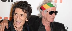 Zwei der Stones: Keith Richards uns Ron Wood. 