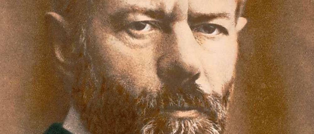 Max Weber, der große deutsche Soziologe.