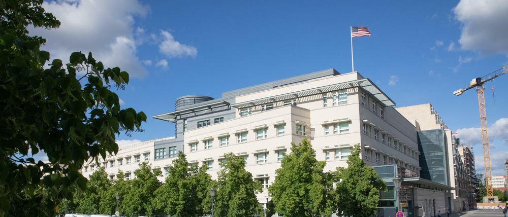 Derzeit ohne Hausherr: die US-Botschaft in Berlin. 