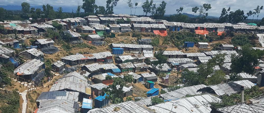 Die Rohingya leben heute zumeist in ganz einfachen Behausungen. 