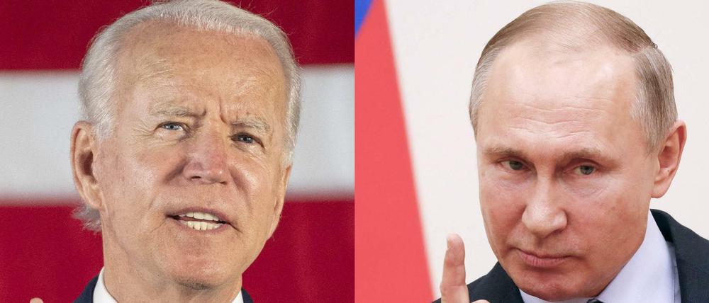 Joe Biden (links) und Wladimir Putin.