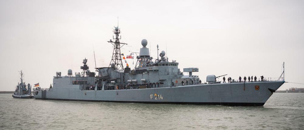 Die Fregatte "Lübeck" nimmt an der Übung teil- außerdem sieben weitere Schiffe.