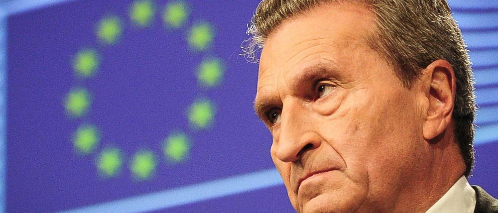 EU-Kommissar Oettinger, CDU, erwartet beim EU-Gipfel Fortschritte, aber keinen Durchbruch beim Streit um europäische Asylregeln.