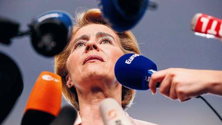 Nicht unumstritten. Ursula von der Leyen muss um jede Stimme kämpfen, um Präsidentin der EU-Kommission zu werden. Foto: Jean-François Badias/AP/dpa