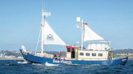 Nach achtwöchiger Fahrt von Hamburg Richtung Mittelmeer erreichte die "Sea Watch" ihr Ziel: die Insel Lampedusa.