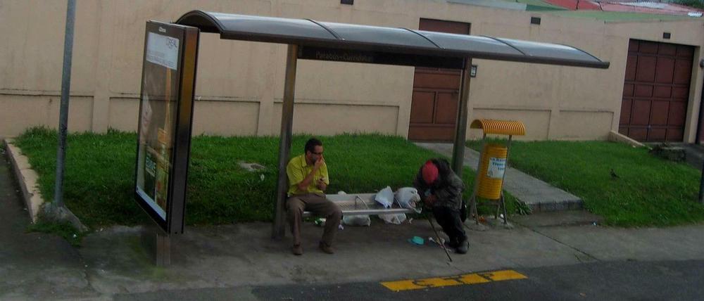 Armut in Costa Rica. Das Foto entstand in der Hauptstadt San José.
