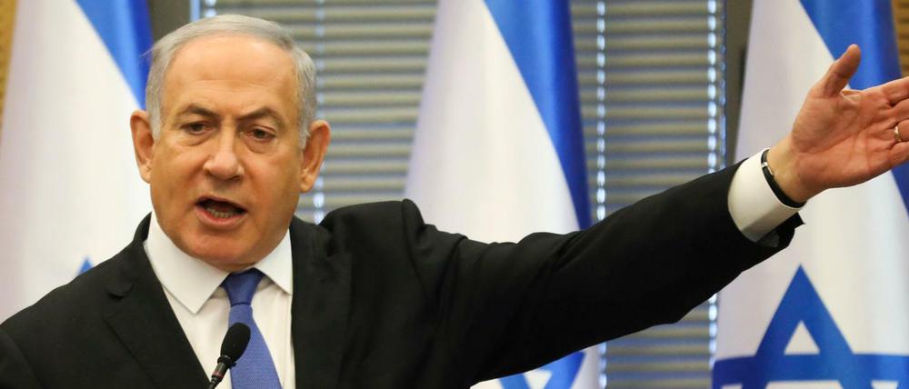 Benjamin Netanjahu, Premierminister von Israel. 
